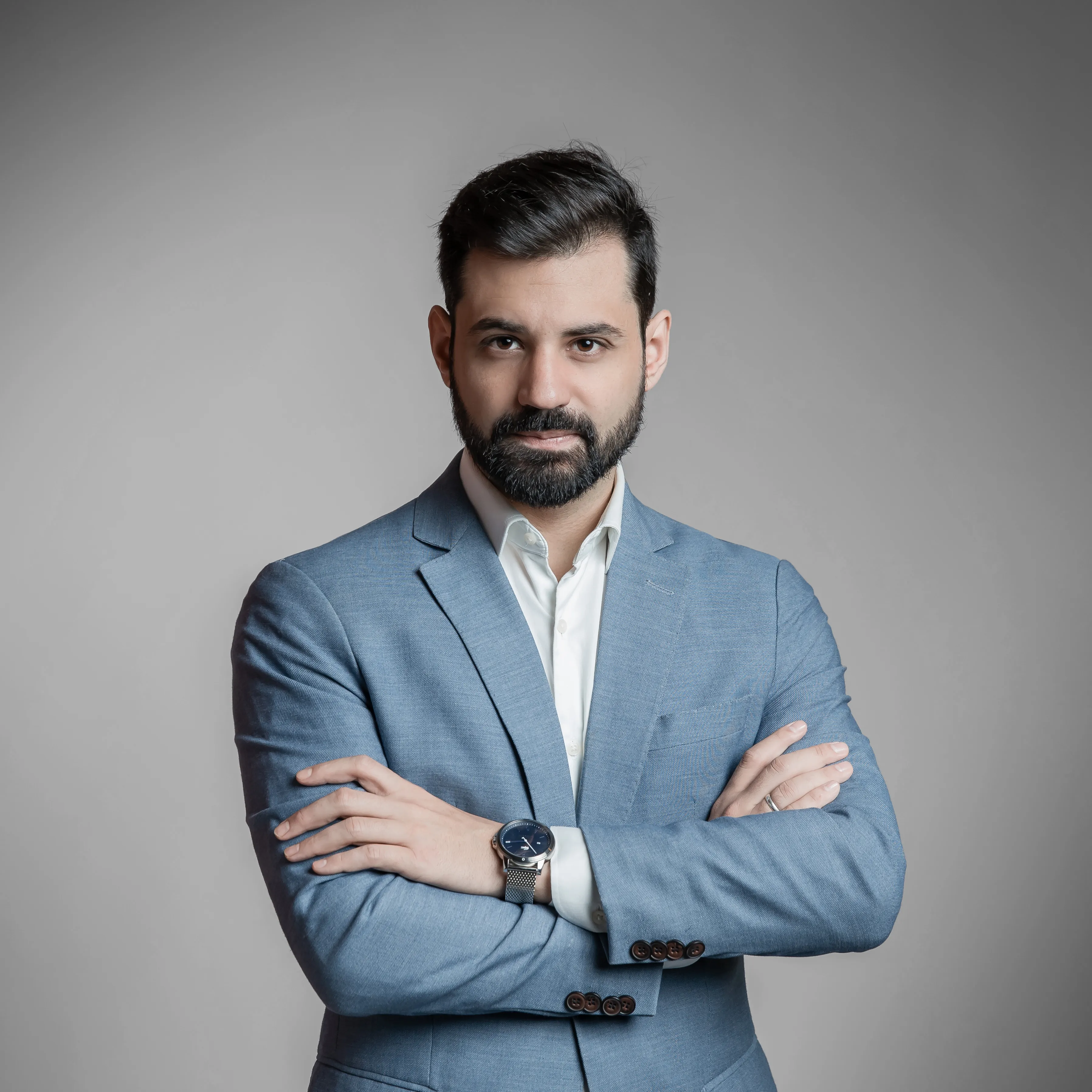 Marco Sousa, executive portrait on a neutral background